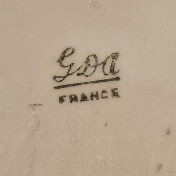 GDA Limoges France Decorative Plate Pre World War 2 Hand Painted Good Condition - Picture 5 of 11